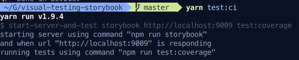 Test CI output