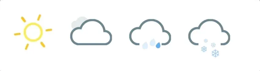weather-styled-icon showcase